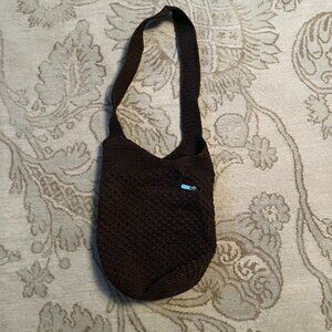 The Sak macramé brown women's bag